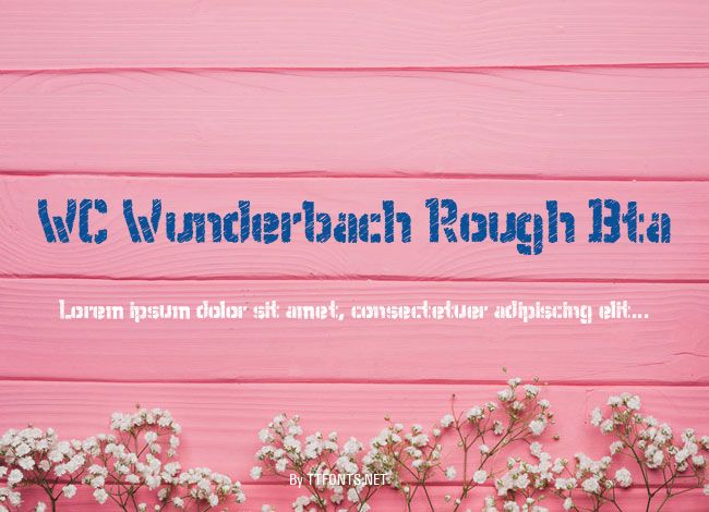 WC Wunderbach Rough Bta example